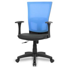 체어포커스 싱크체어 T1 기본형 메쉬 사무용의자, 블루