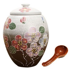 LKmade 陶瓷雙色米缸 10-12kg, Peony