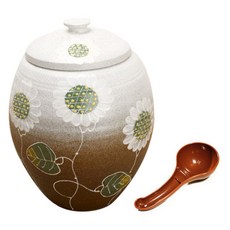 LKmade 陶瓷雙色米缸 10-12kg, Sunflower