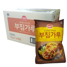 해표 부침가루, 10개, 1kg