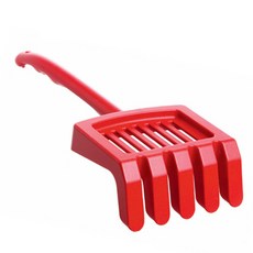 이디엑스 소형 갈퀴삽 모래놀이완구 22cm, 레드, 70g, 1개