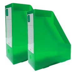 Heemang 簡約文件整理盒, 淺綠色, 2入