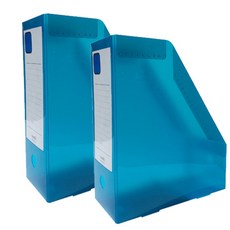 Heemang 簡約文件整理盒, 藍紫色, 2入