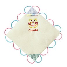 康貝Combi 觸覺遊戲毛巾玩具, 混色