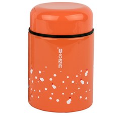 키친아트 소렐 스테인레스 진공 보온 죽통 도시락, 주황, 500ml, 1개