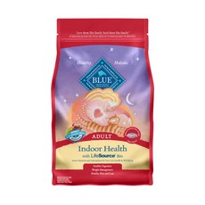 블루버팔로 어덜트 캣 연어 & 현미 기능성 사료, 인도어, 900g, 1개
