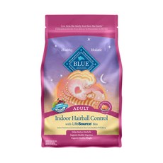 블루버팔로 어덜트 캣 치킨 & 현미 기능성 사료, 헤어볼, 900g, 1개