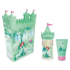 Petite Beaute 迪士尼愛麗兒小美人魚城堡香水淡香水 50ml + 沐浴露 75ml, 香水EDT50ml+沐浴露75ml, 1組