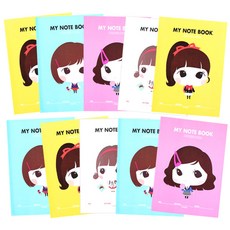 TOK 700迷你娃娃迷你筆記本, 隨機出貨, 10本