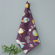 BELLELIFE 印花餐巾, 紫菜, 1個