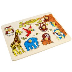 歡樂小鎮15種拼圖野生動物, 10件, 1個
