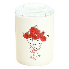 LKmade LKmade玫瑰花束陶瓷密封調味料罐, 1個