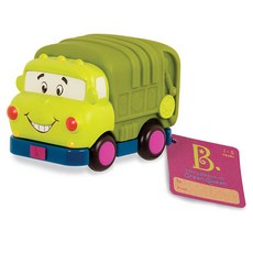 브랜드B 풀백그린소프트카 완구, 혼합 색상, 1개