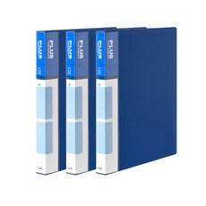 Heemang PP 迷你3孔O型環活頁夾 2cm, 藍色, 3個