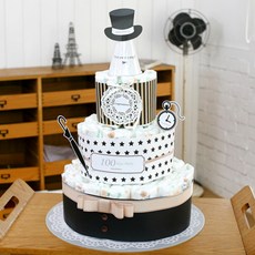 Baby Bakery 尿布蛋糕 慶祝100天款, British