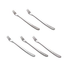 HOMEANY 中型茶叉5件組, 1套, 茶肉兔+大象+小雞+獅子+豬