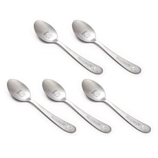 HOMEANY 印花兒童湯匙, 小雞款, 5入