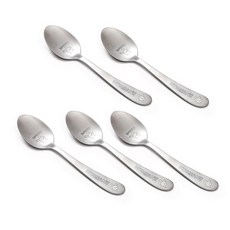 HOMEANY 印花兒童湯匙, 兔子款, 5入