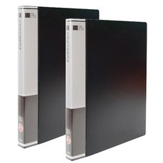 희망화일 신개념 클리어화일 20p, 흑색, 2개입