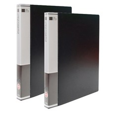 희망화일 신개념 클리어화일 40p, 흑색, 2개입