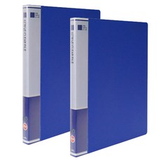 희망화일 신개념 클리어화일 40p, 파랑, 2개입