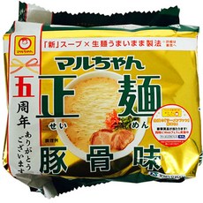 마루짱 라면 돈코츠맛 91 g, 5개
