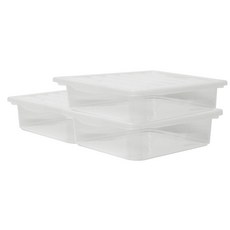 Bono House Rev 儲物箱, 透明, 3個