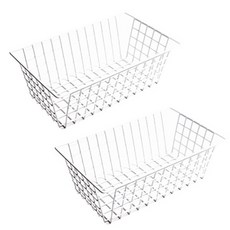 多功能冰箱收納籃 S號, 2件, 單色