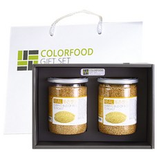 COLOR FOODS 炒米粒禮盒+購物袋, 270g, 2罐