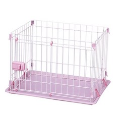 아이리스 펫 케이지 초소형견용 STS-400T, 핑크, 1개
