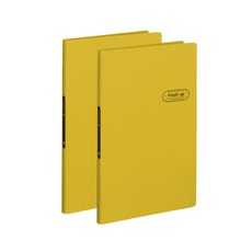 Heemang 文件 New Fresh Clear File 20p 或固定類型, 黃色的, 2件