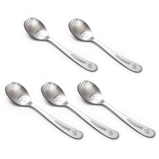 HOMEANY 動物印花兒童叉匙組, 兔子款, 叉匙 5支, 1組