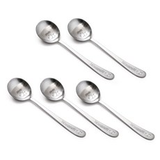 HOMEANY 動物印花不鏽鋼湯匙, 豬, 5件