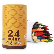 Joan Miro BabyRoo 可水洗彩色蠟筆, 24色, 1組