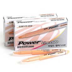 JAVAPEN Power Line 淡色螢光筆系列, 橘色, 24個