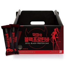 악마다이어트 악마의 블랙프로틴바, 28g, 28개