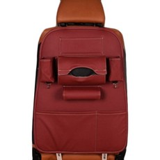 비케이 자동차 시트 파우치 가죽 레드와인, 1개