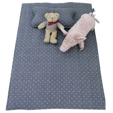 우리앤데코 순면누빔 방수패드 그레이톤, 혼합 색상, 1개