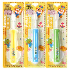 Pororo 孩童牙刷 第1階段, 隨機出貨, 2入