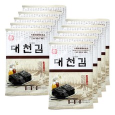 오물조물얌얌 대천 전장김, 20g, 10개입