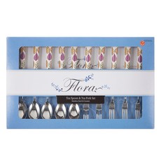 GENIAL 植物茶匙 + 叉子, 1套, 茶匙 5p + 叉子 5p