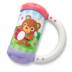 토이로얄 가벼운 아기동물 딸랑이 3181, 흰색, 1개