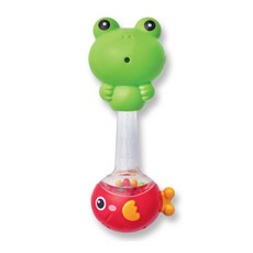 Toyroyal 樂雅 毛茸茸的青蛙和令人毛骨悚然的魚玩具 7193, 綠色