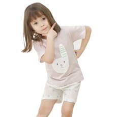 동물원 아동용 5부 쟈가드 상하 내의 세트