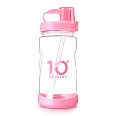 10 Degree CELSIUS 吸管水瓶, 櫻花色, 1L, 1個