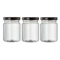 트라이탄 저장병 다온보틀 금속 검정마개, 150ml, 3개