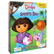 Dora the Explorer Sports Day! My Busy Book 도라 스포츠데이 비지북, Phidal