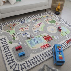 RUG LAND Ssingssing road童趣超細纖維記憶棉圓形地毯