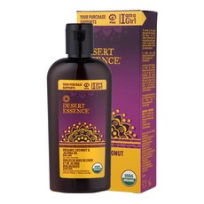 DESERT ESSENCE 椰子和荷荷巴護膚油, 118ml, 1入