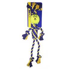 펫스포츠 애견용 라스타맨 로프 테니스볼, 혼합 색상, 1개